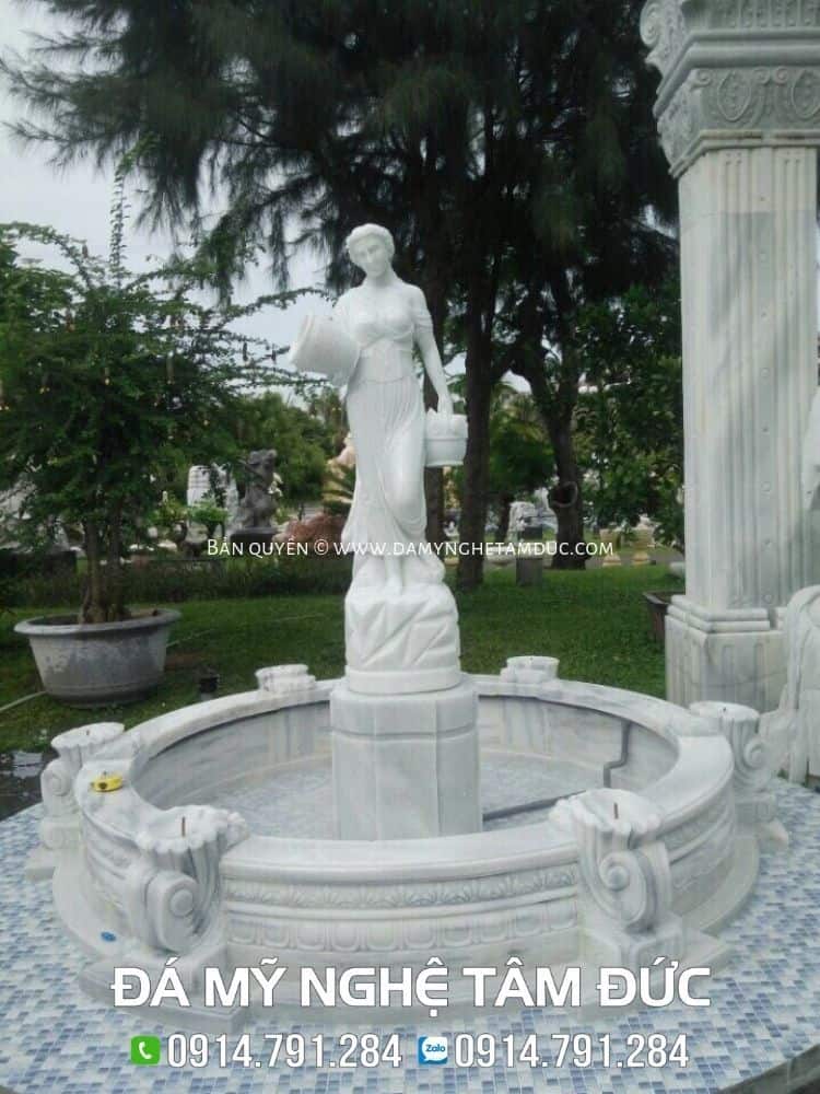 Đài phun nước tượng nữ thần